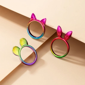 Wholesale Cute Animal Frog Puppy Faucet Ring
