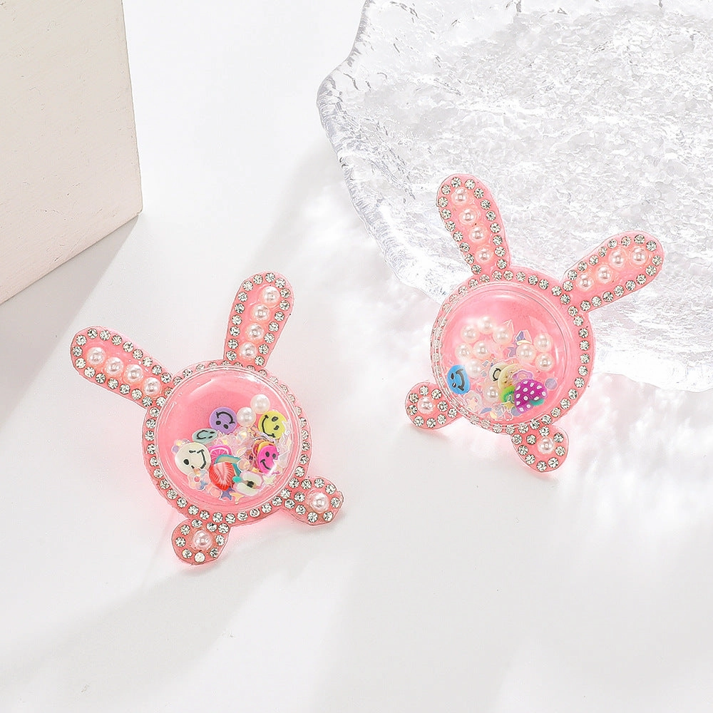 Wholesale Cute Bunny Chinese Zodiac Earrings