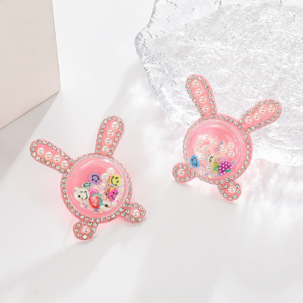 Wholesale Cute Bunny Chinese Zodiac Earrings