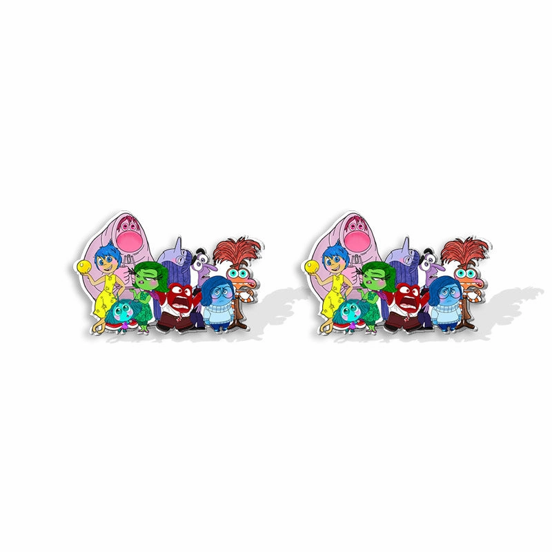 Wholesale Cute Cartoon Emoji Character Earrings