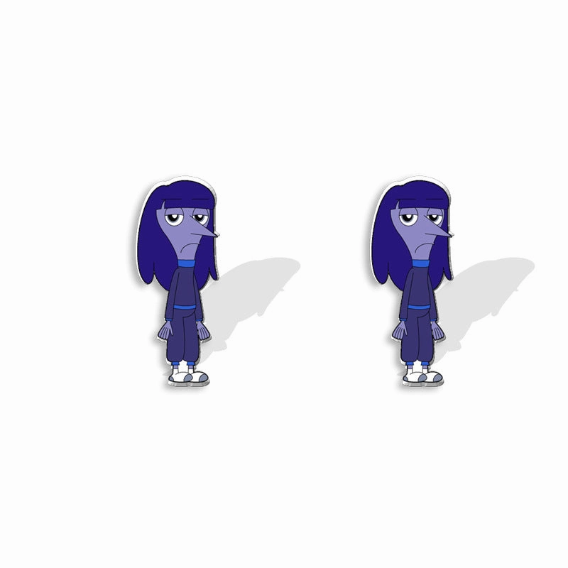 Wholesale Cute Cartoon Emoji Character Earrings