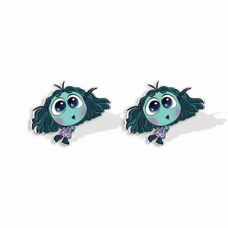 Wholesale Cute Cartoon Emoji Character Earrings