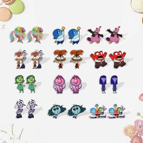 Wholesale Cute Cartoon Emoji Character Earrings