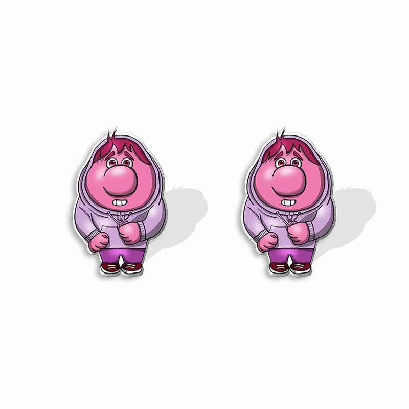 Wholesale Cute Cartoon Emoji Character Earrings