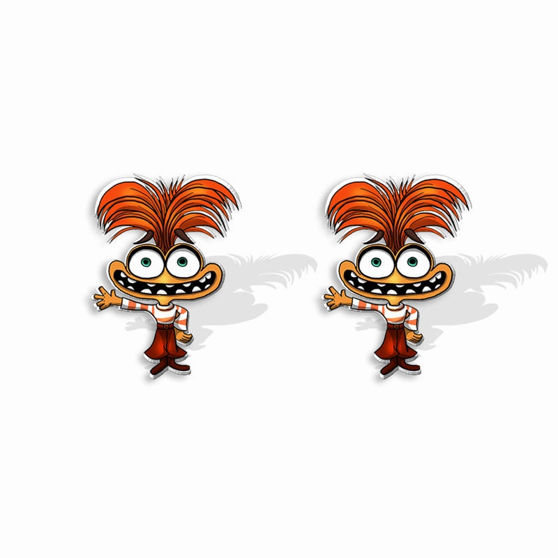 Wholesale Cute Cartoon Emoji Character Earrings