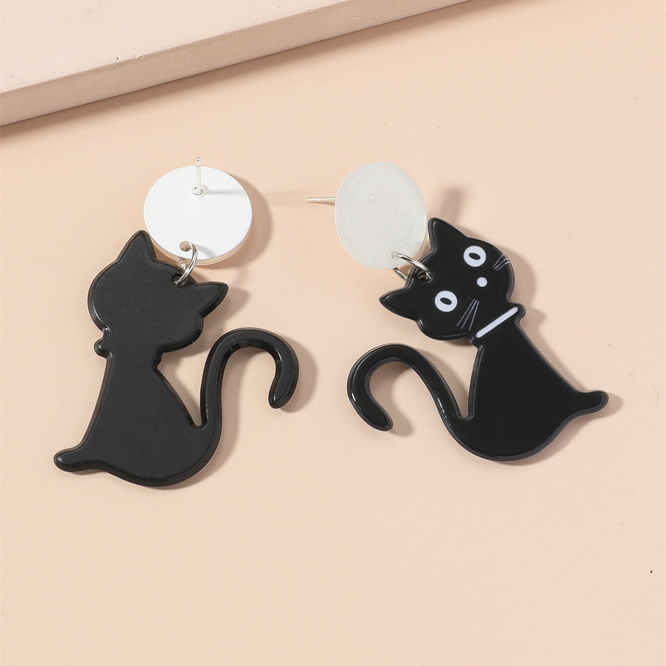 Wholesale Cute Cat Acrylic Earrings
