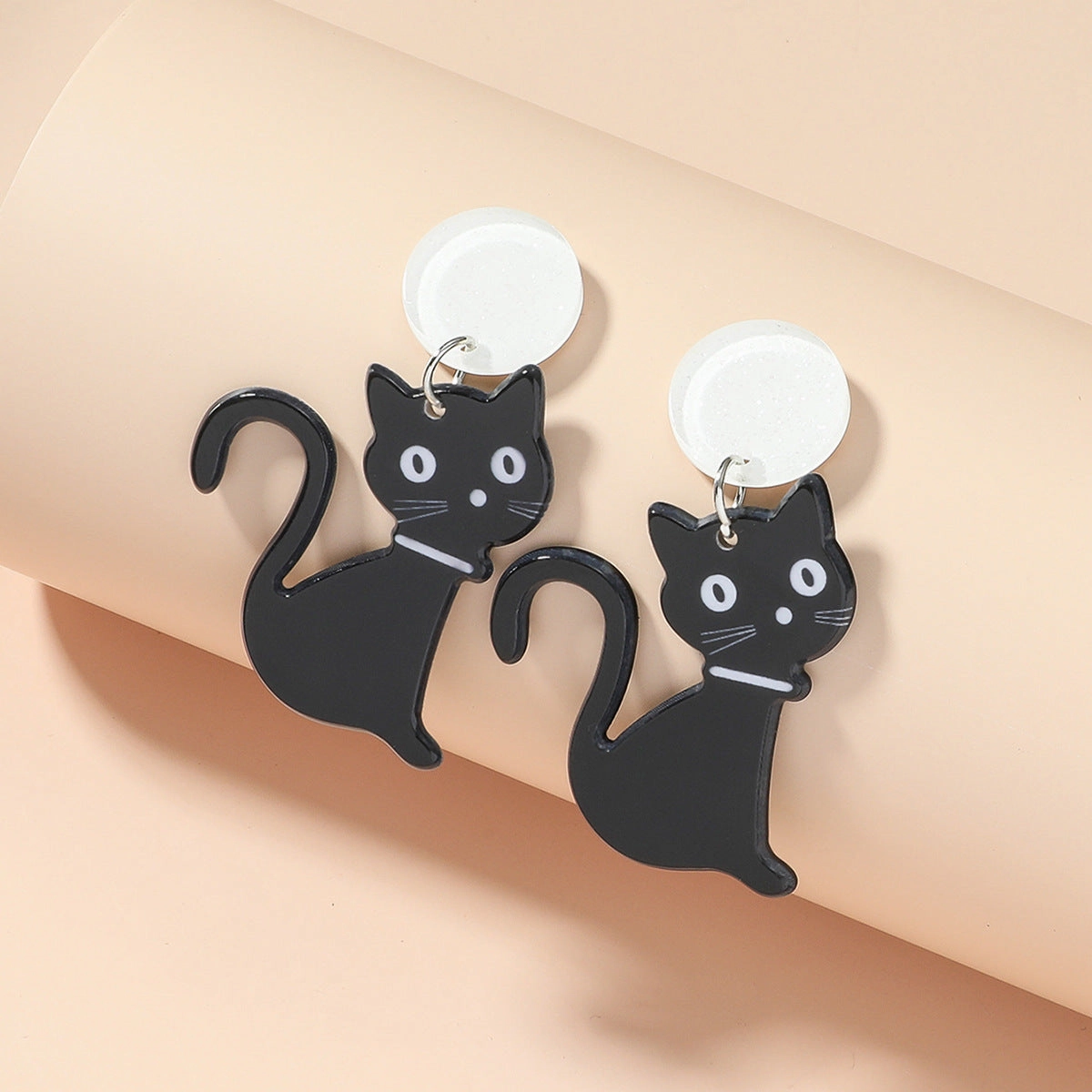 Wholesale Cute Cat Acrylic Earrings
