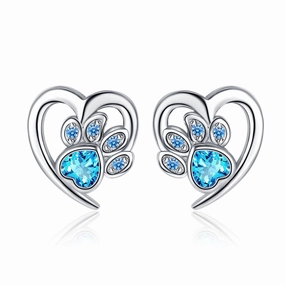 Wholesale Cute Cat's Claw Copper Earrings