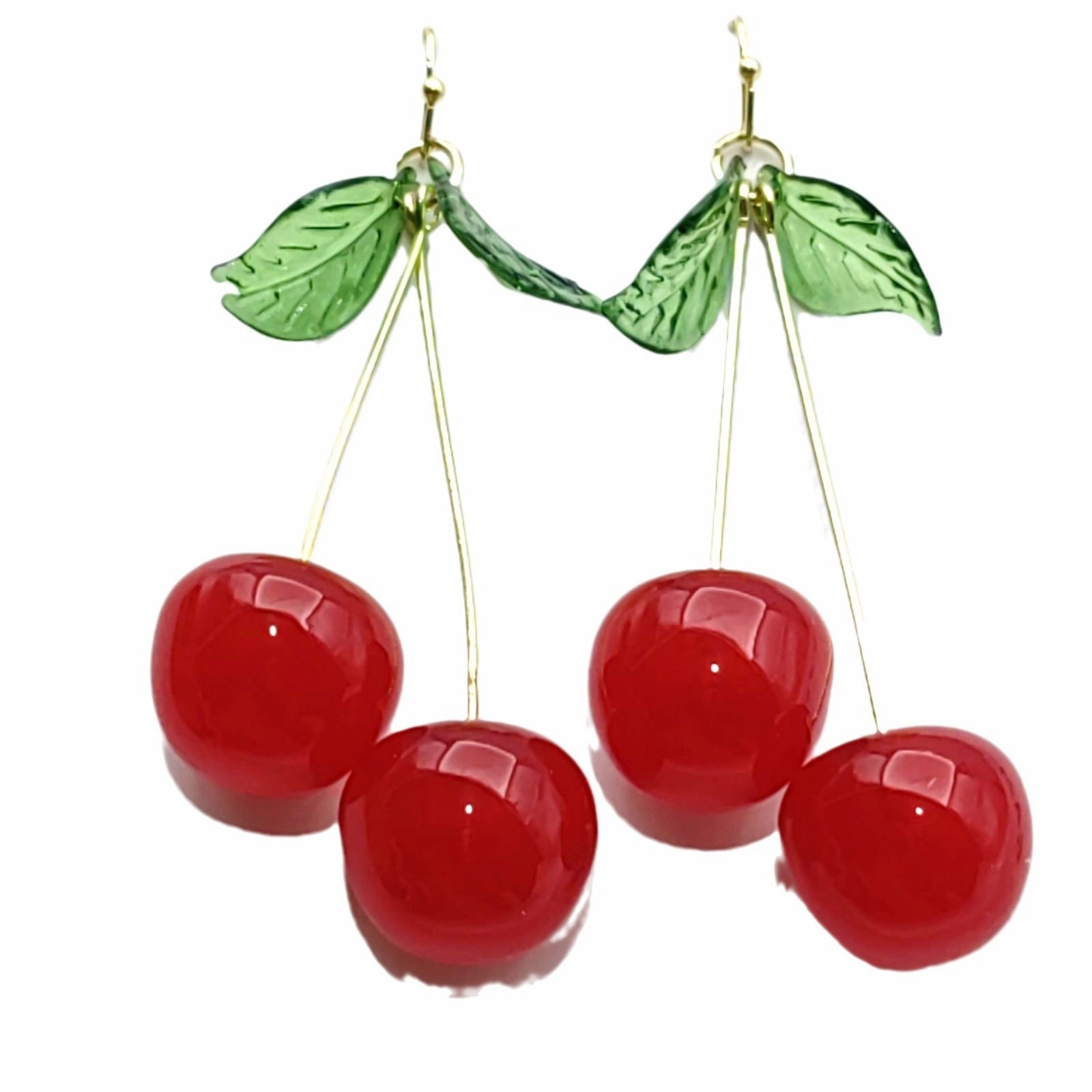 Wholesale Cute Fruit Cherry Earrings