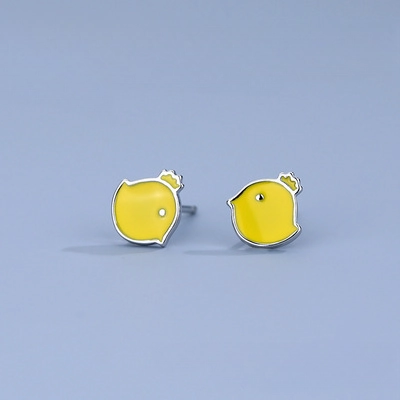 Wholesale Cute Rabbit 925 Sterling Silver Earrings