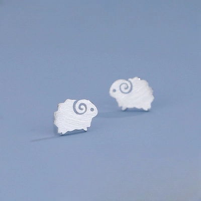 Wholesale Cute Rabbit 925 Sterling Silver Earrings