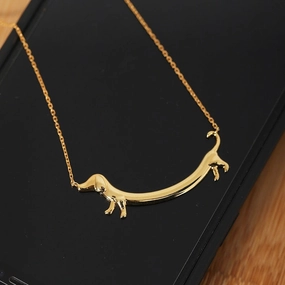 Wholesale Dachshund Cute Dog Necklace
