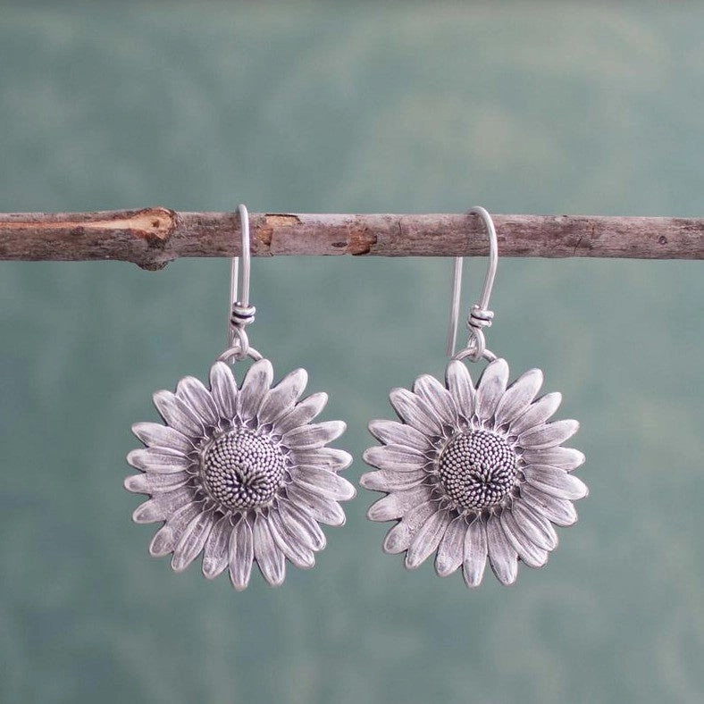 Wholesale Daisy Alloy Earrings