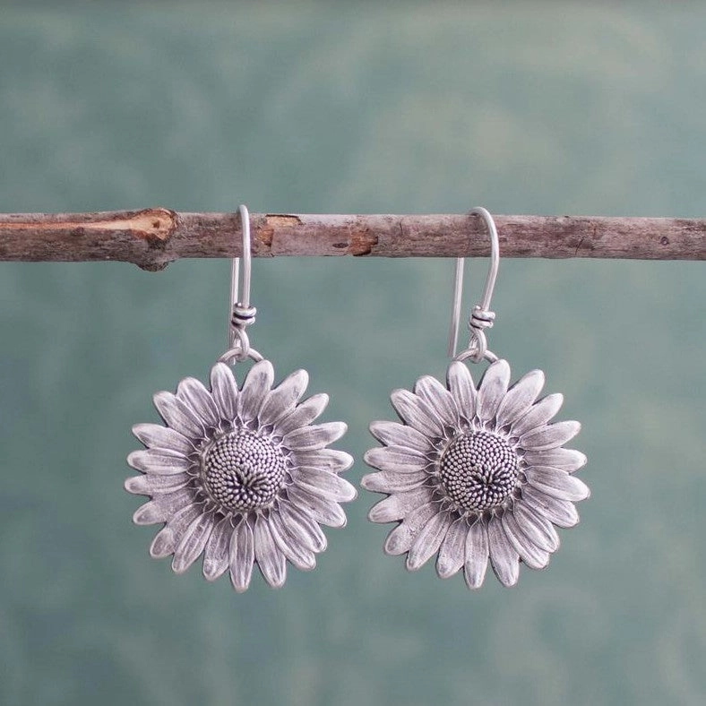 Wholesale Daisy Alloy Earrings