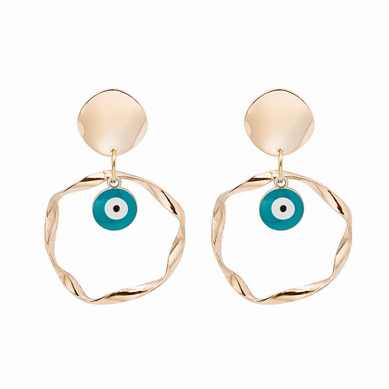 Wholesale Demon Eye Vintage Alloy Earrings