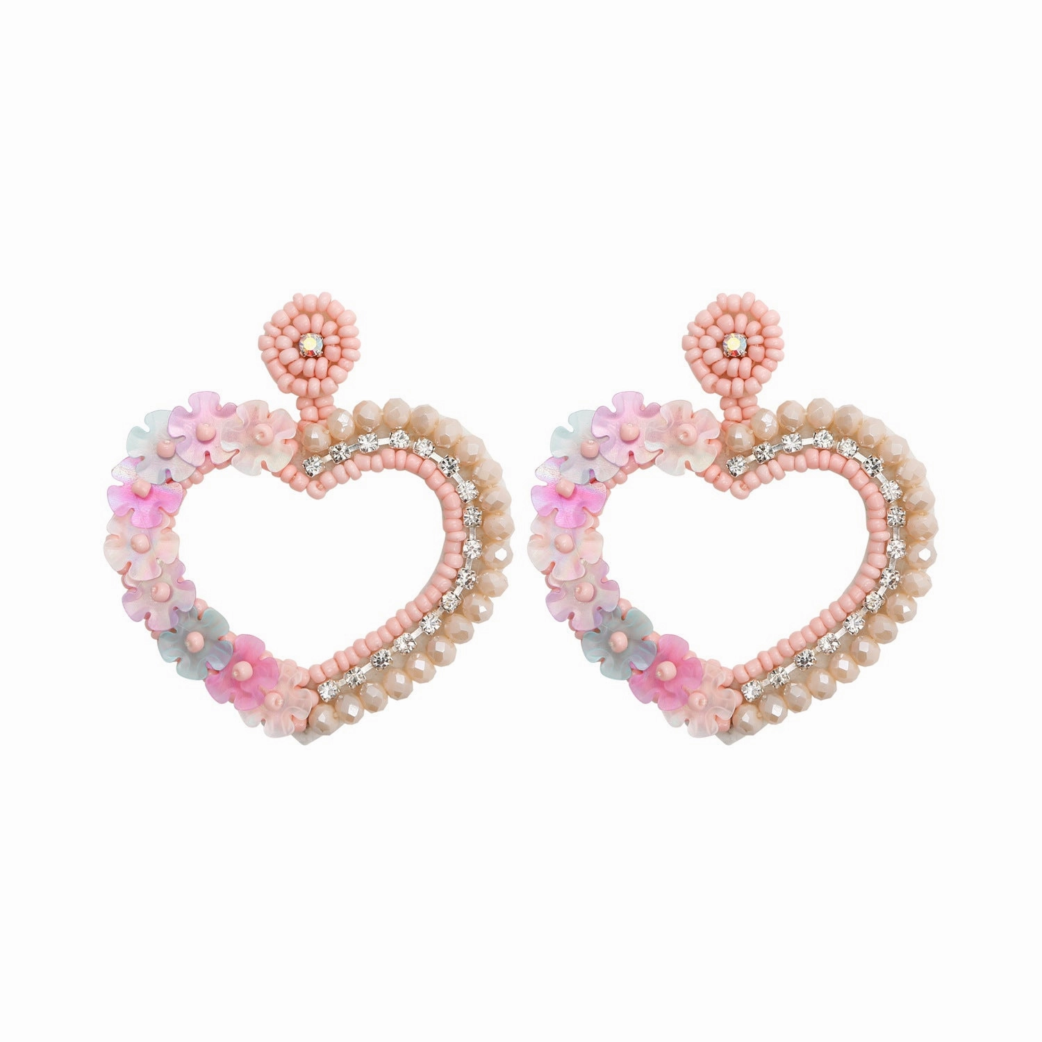 Wholesale Design Sense Love Beads Earrings