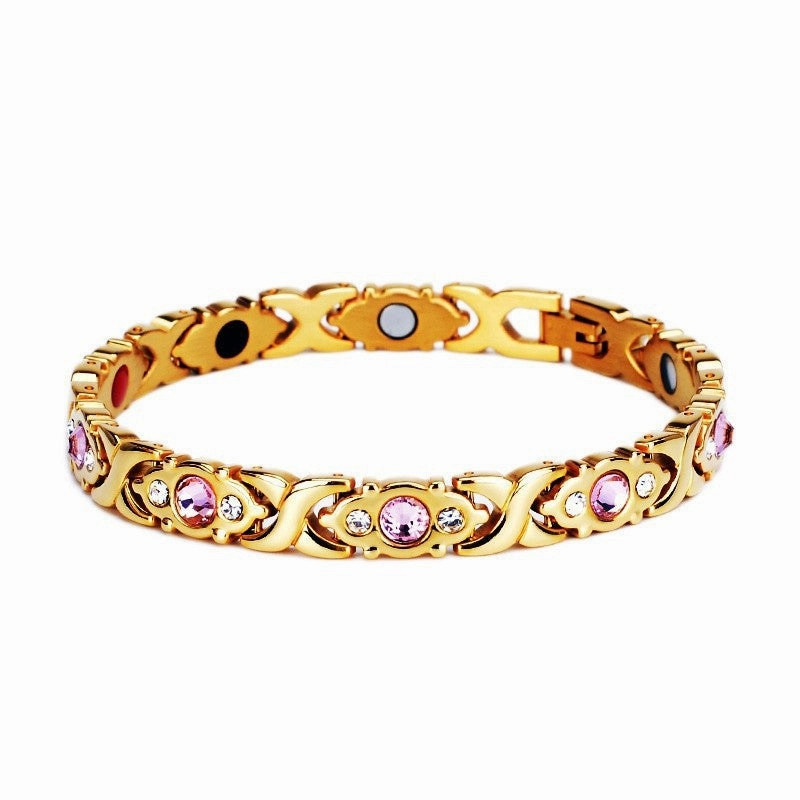Wholesale Detachable Diamond Magnetic Bracelet