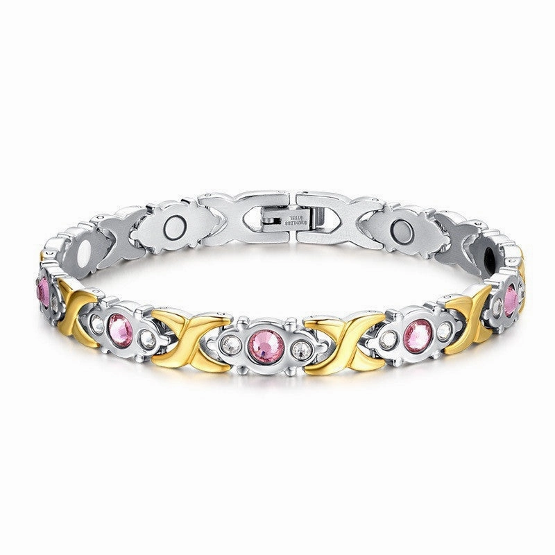 Wholesale Detachable Diamond Magnetic Bracelet