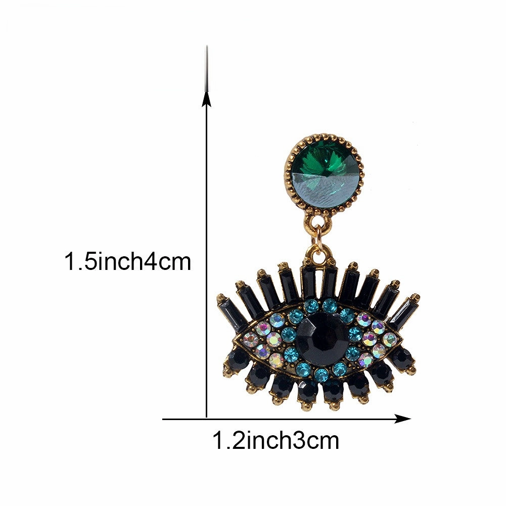Wholesale Devil Eye Alloy Earrings