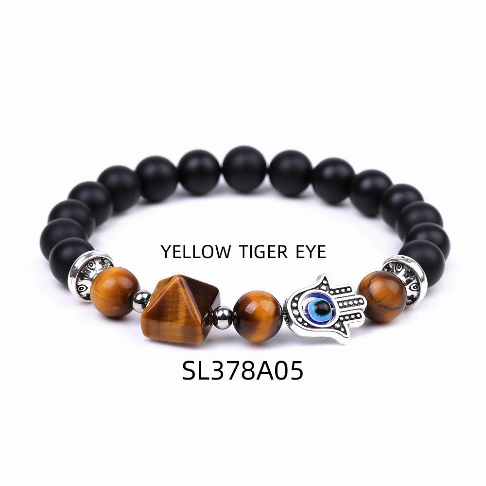 Wholesale  Devil Eye Amethyst Beads Bracelet