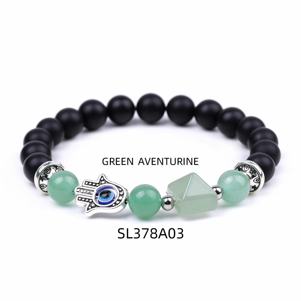 Wholesale  Devil Eye Amethyst Beads Bracelet