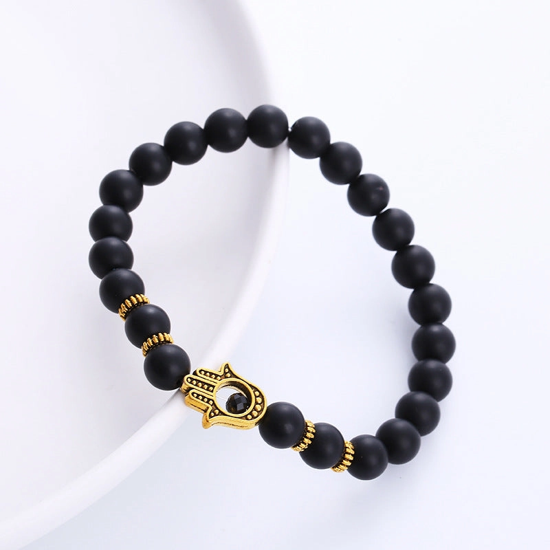 Wholesale Devil Eye Bead Copper Bracelet