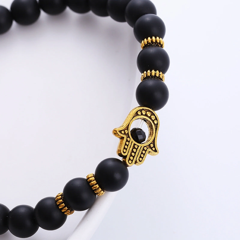 Wholesale Devil Eye Bead Copper Bracelet