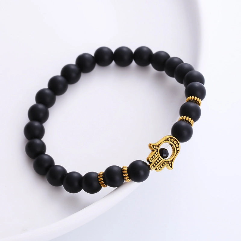 Wholesale Devil Eye Bead Copper Bracelet