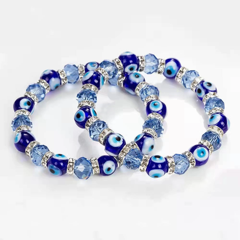 Wholesale Devil Eye Crystal Beads Bracelet