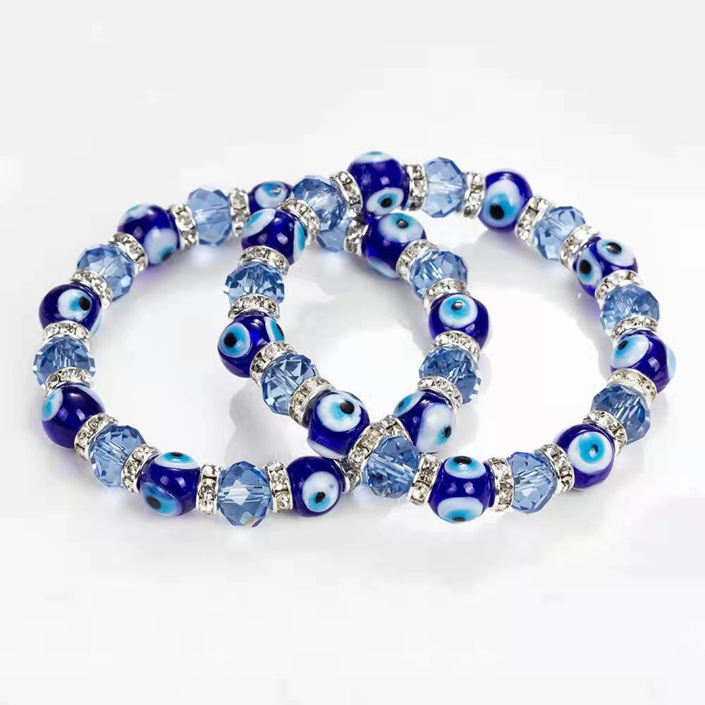 Wholesale Devil Eye Crystal Beads Bracelet