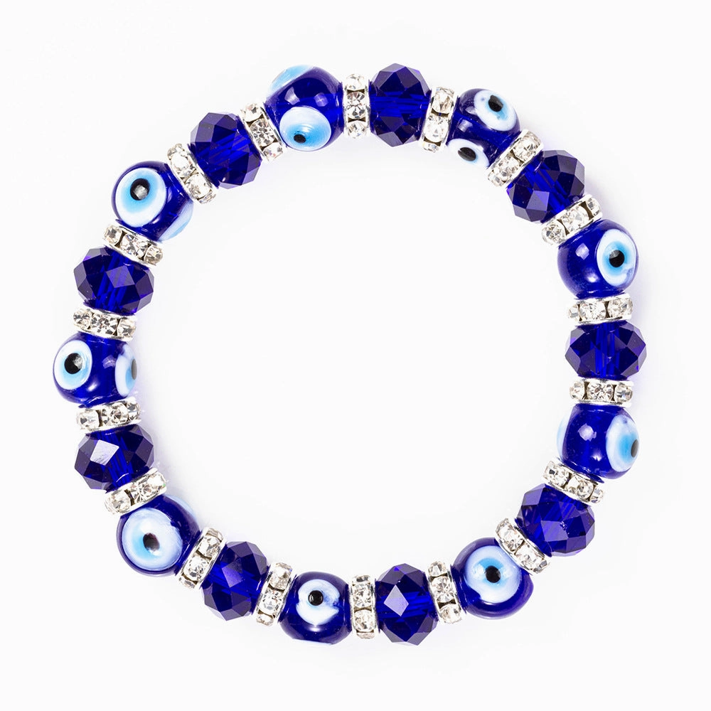 Wholesale Devil Eye Crystal Glass Bracelet