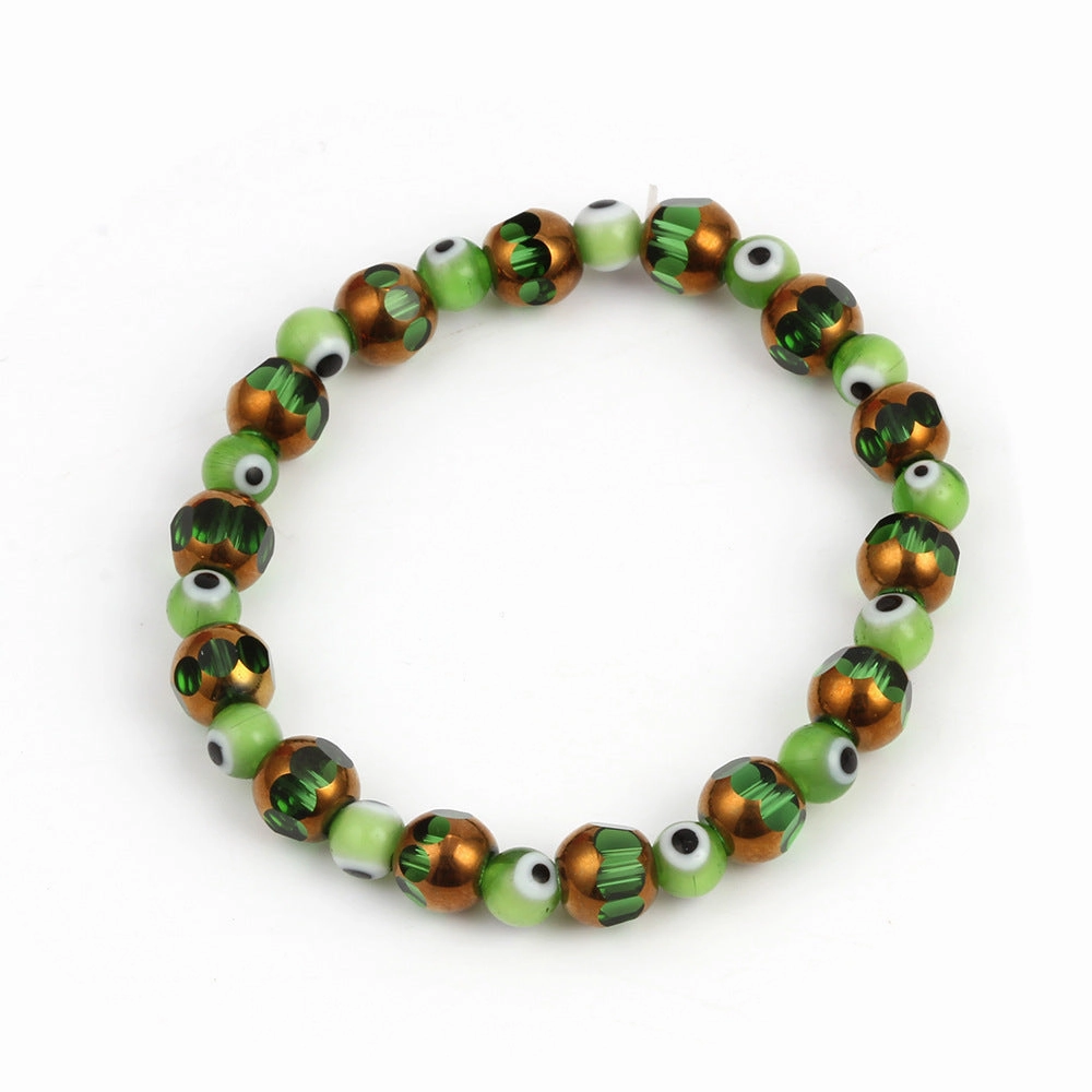 Wholesale Devil Eye Crystal Glass Bracelet