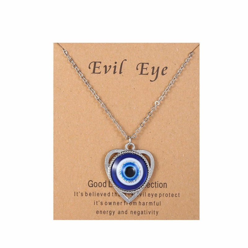 Wholesale Devil Eye Dima Hand Alloy Necklace