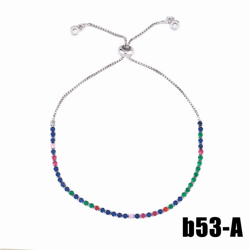 Wholesale Devil Eye Eye Full Diamond Adjustable Bracelet