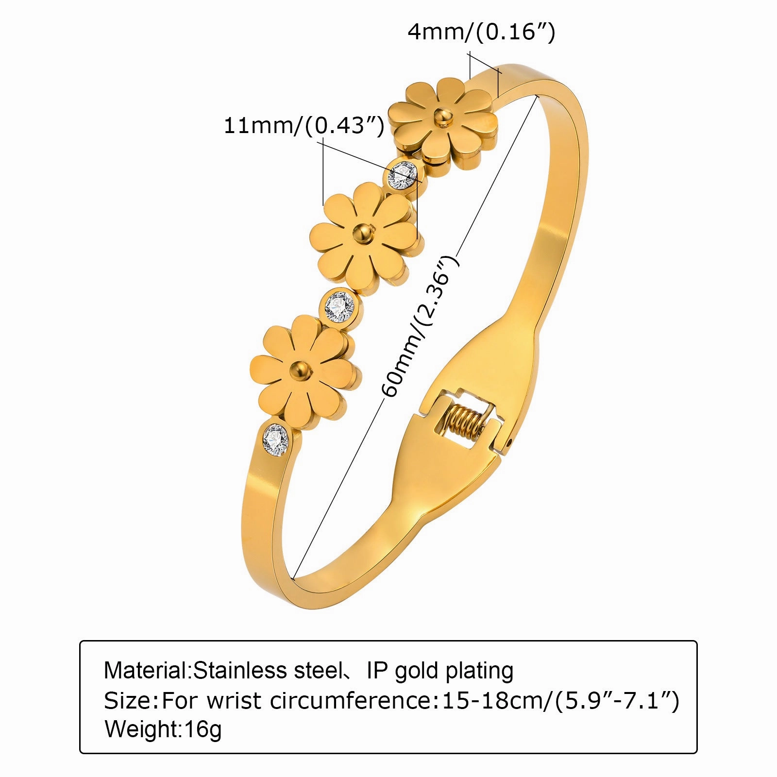 Wholesale Devil Eye Hands Stainless Steel Bracelets
