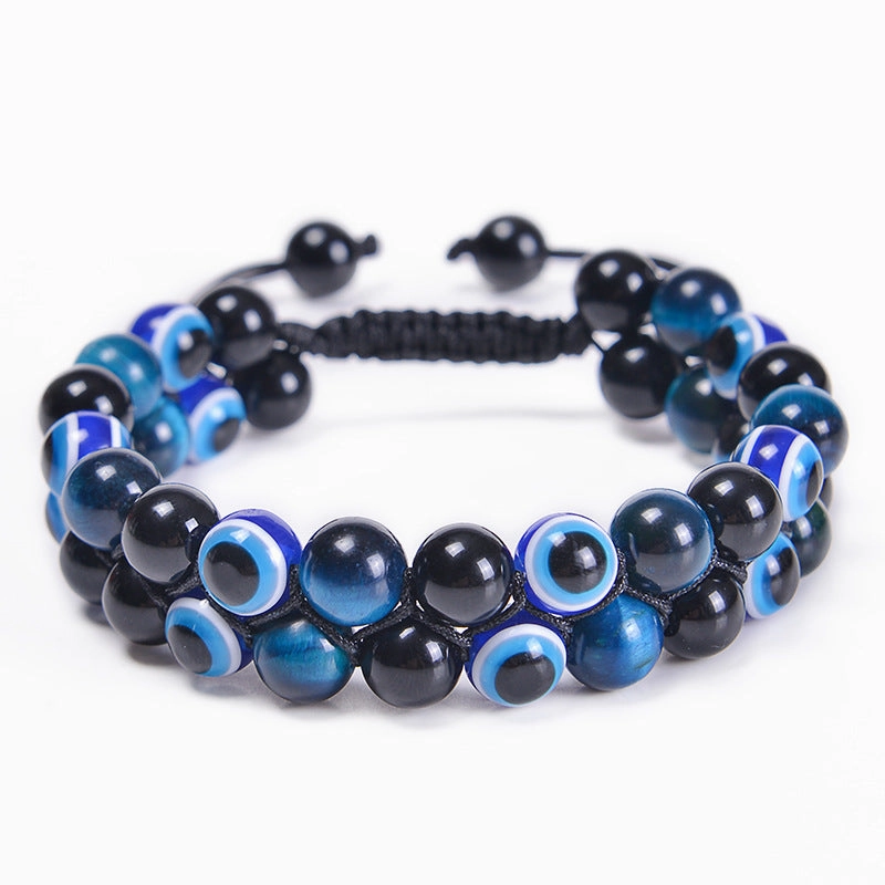 Wholesale Devil Eye Natural Stone Bracelet
