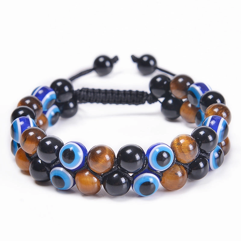 Wholesale Devil Eye Natural Stone Bracelet