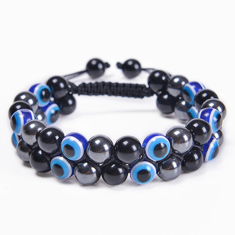 Wholesale Devil Eye Natural Stone Bracelet