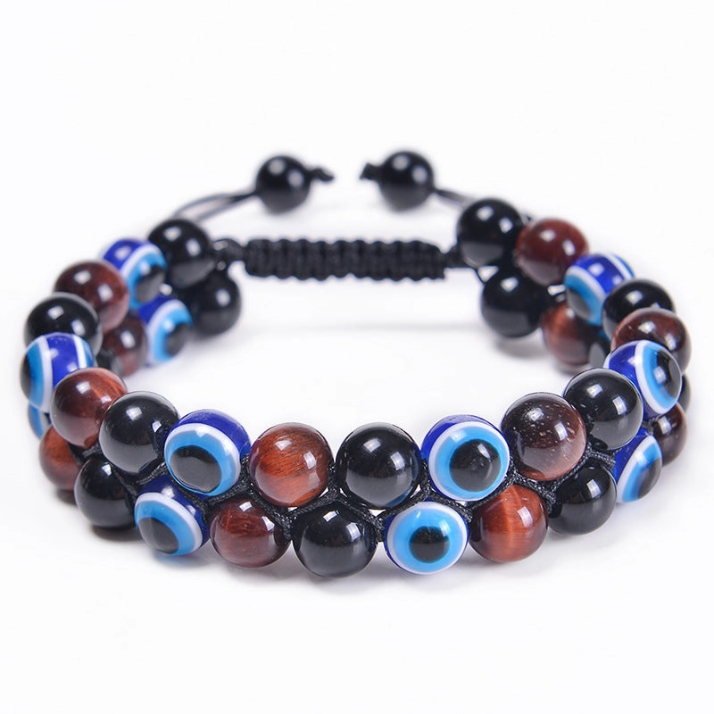 Wholesale Devil Eye Natural Stone Bracelet