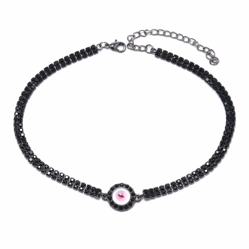 Wholesale Devil Eye Necklace Collarbone Chain
