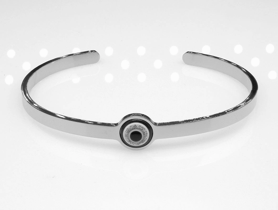 Wholesale Devil Eye Opening Adjustable Stainless Steel Titanium Steel Bracelet