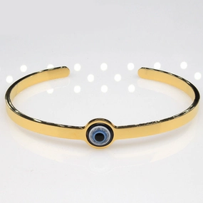 Wholesale Devil Eye Opening Adjustable Stainless Steel Titanium Steel Bracelet
