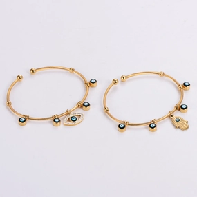 Wholesale Devil Eye Stainless Steel Bracelet