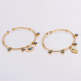 Wholesale Devil Eye Stainless Steel Bracelet