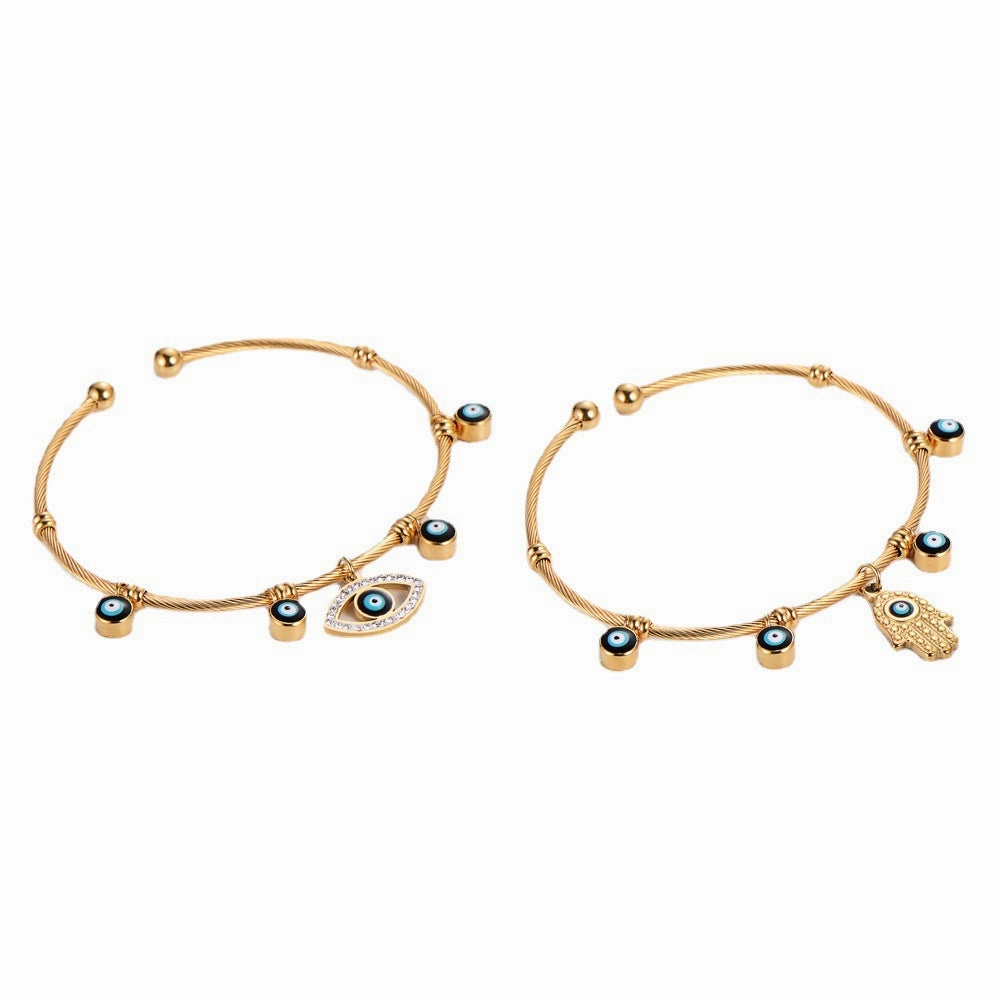 Wholesale Devil Eye Stainless Steel Bracelet