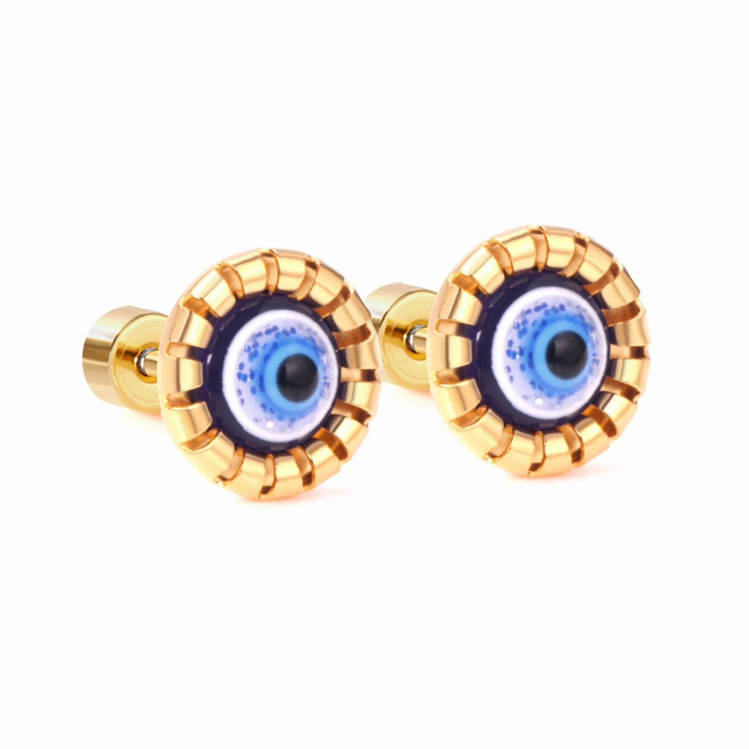 Wholesale Devil Eye Stainless Steel Ear Studs Earrings