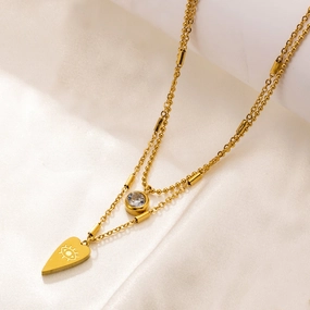 Wholesale Devil Eye Stainless Steel Necklaces