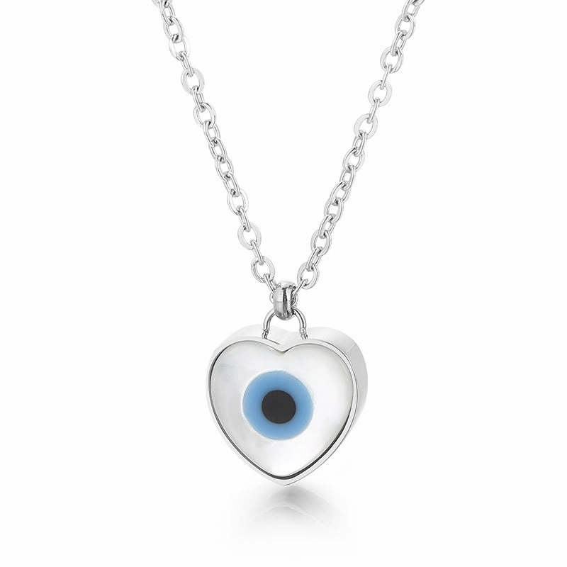 Wholesale Devil Eye Trend Gold Plated Necklaces
