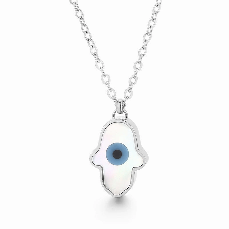 Wholesale Devil Eye Trend Gold Plated Necklaces