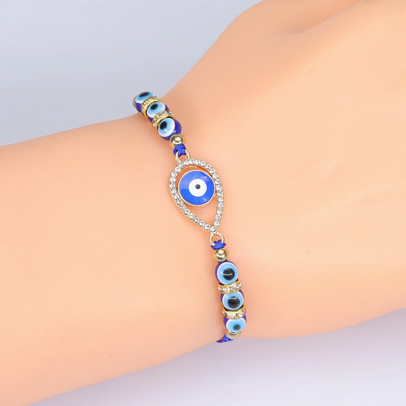 Wholesale Devil Eye Yarn Bracelet